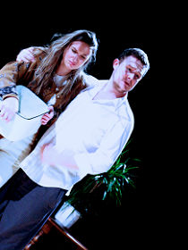 Lucy Hirst and Simon Dean as Annie and Norman